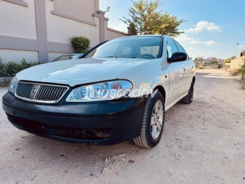 نيسان صنى 2003 أبيض أوتوماتيك مستعملة للبيع في الإسكندرية - 2