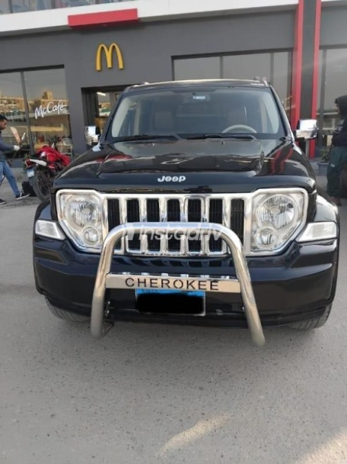 Jeep Cherokee 2008 Black Automatic Used for Sale in Cairo - 1