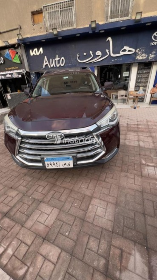 Jac S7 2019 Dark Red Automatic Used for Sale in Nasr city - 1