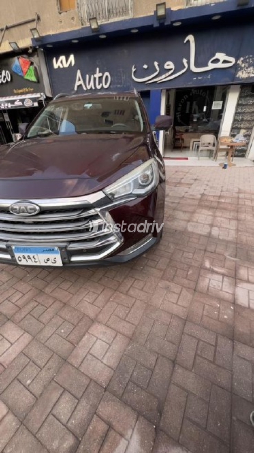 Jac S7 2019 Dark Red Automatic Used for Sale in Nasr city - 2