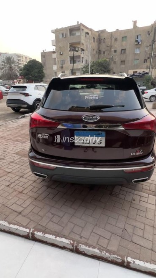 Jac S7 2019 Dark Red Automatic Used for Sale in Nasr city - 7