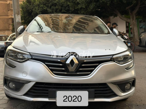 رينو ميجان 2020 فضي أوتوماتيك مستعملة للبيع في مصر الجديدة - 2