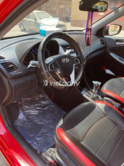 Hyundai Accent RB 2021 Red Automatic Used for Sale in Suez  - 6
