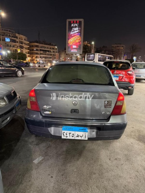 رينو كليو 2003 رمادي غامق يدوي مستعملة للبيع في مصر الجديدة - 3