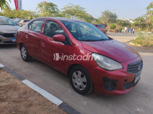 Mitsubishi Attrage 2015 Red Automatic Used for Sale in Giza - 2