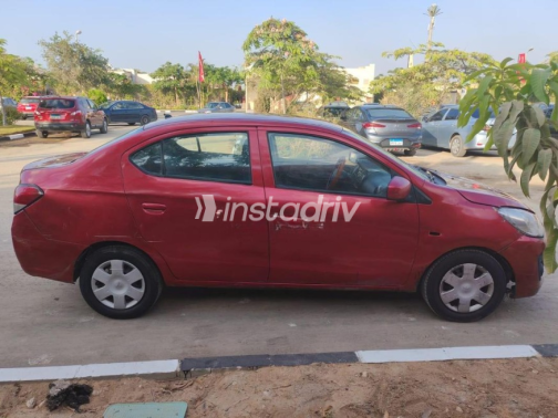 Mitsubishi Attrage 2015 Red Automatic Used for Sale in Giza - 3