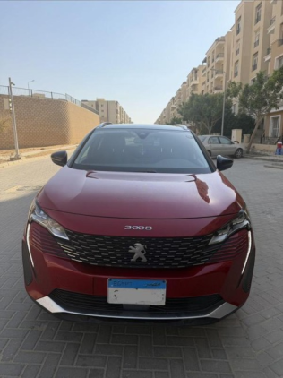 Peugeot 3008 2022 Red Automatic Used for Sale in Cairo