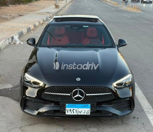 Mercedes C 200 2023 Black Automatic Used for Sale in Nasr city - 1