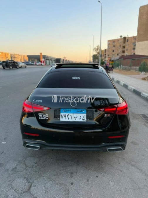 Mercedes C 200 2023 Black Automatic Used for Sale in Nasr city - 3