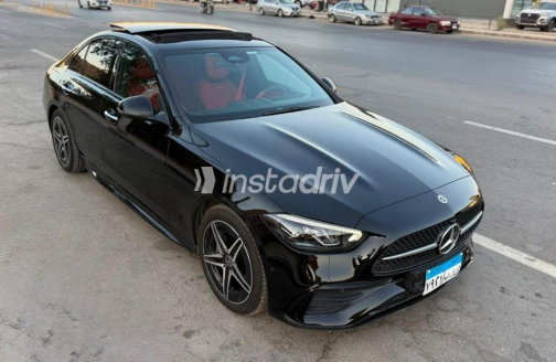 Mercedes C 200 2023 Black Automatic Used for Sale in Nasr city - 7