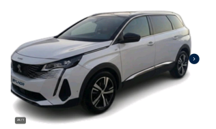 Peugeot 5008 2021 White Automatic Used for Sale in Greater Cairo ( Cairo + Giza)