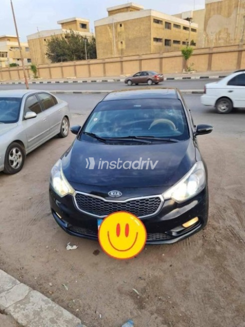 Kia Cerato 2015 Black Automatic Used for Sale in Nasr city - 1