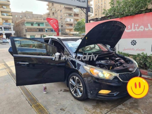Kia Cerato 2015 Black Automatic Used for Sale in Nasr city - 2