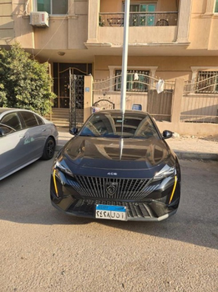 Peugeot 408 2024 Black Automatic Used for Sale in Cairo