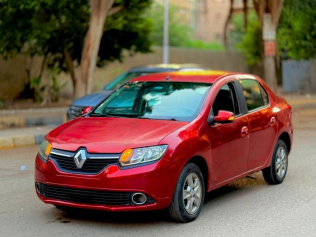 Renault Logan 2015 Red Automatic Used for Sale in Mohandessin