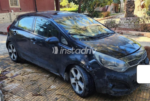 Kia Rio 2013 Black Automatic Used for Sale in Alexandria - 1