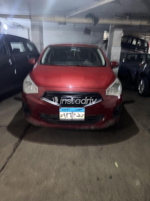 Mitsubishi Attrage 2014 Red Automatic Used for Sale in Alexandria - 1