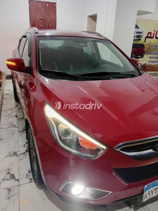 هيونداي IX 35 2015 أحمر أوتوماتيك مستعملة للبيع في رشيد - 4