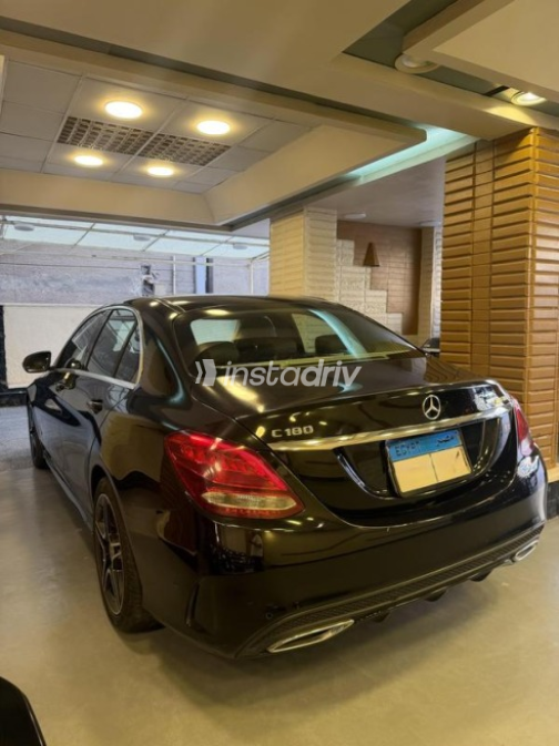 Mercedes C 180 2018 Black Automatic Used for Sale in Heliopolis - 3