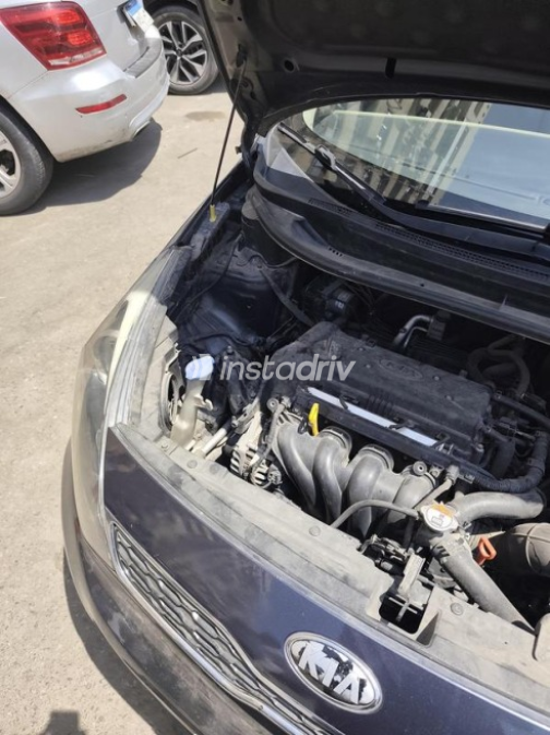 Kia Rio 2014 Dark Blue Automatic Used for Sale in Nasr city - 3