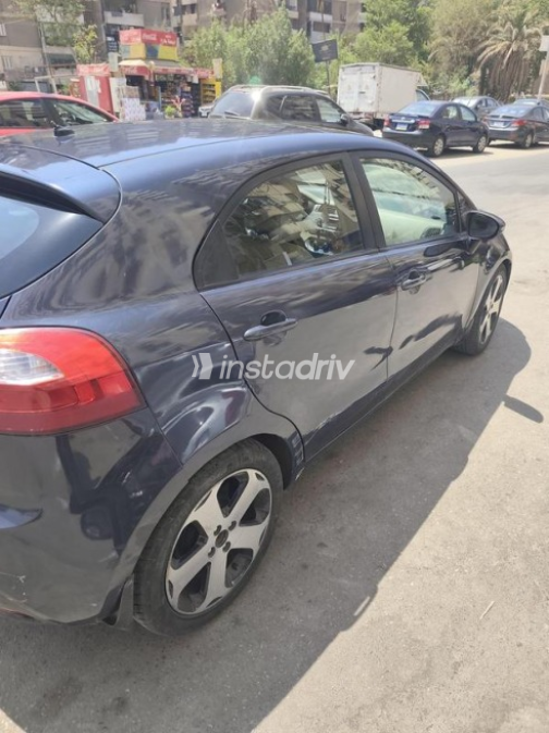 Kia Rio 2014 Dark Blue Automatic Used for Sale in Nasr city - 8