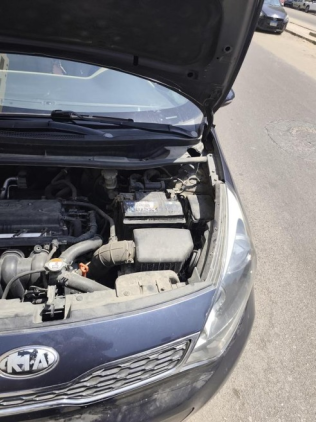 Kia Rio 2014 Dark Blue Automatic Used for Sale in Nasr city