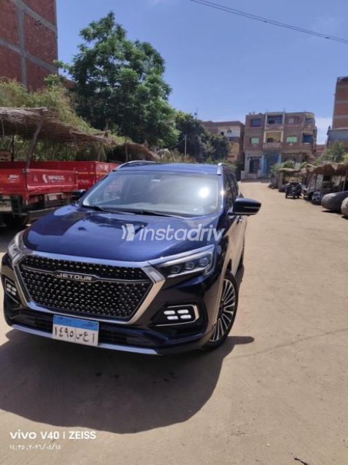 Jetour X95 2022 Dark Blue Automatic Used for Sale in Giza - 1