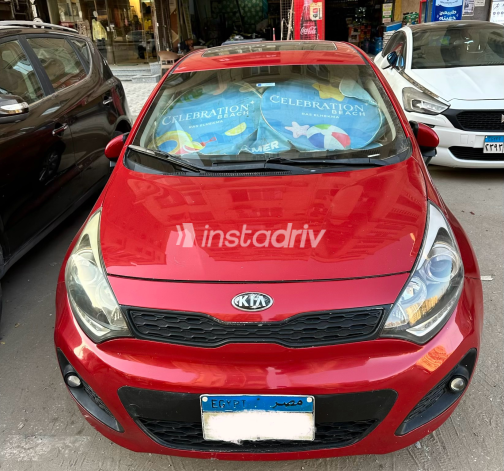 Kia Rio 2013 Red Automatic Used for Sale in Greater Cairo ( Cairo + Giza) - 2
