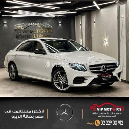 Mercedes E 200 2017 White Automatic Used for Sale in Cairo - 2