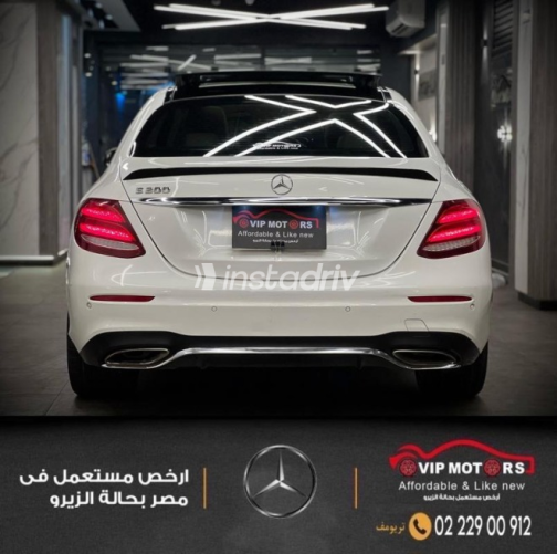 Mercedes E 200 2017 White Automatic Used for Sale in Cairo - 7