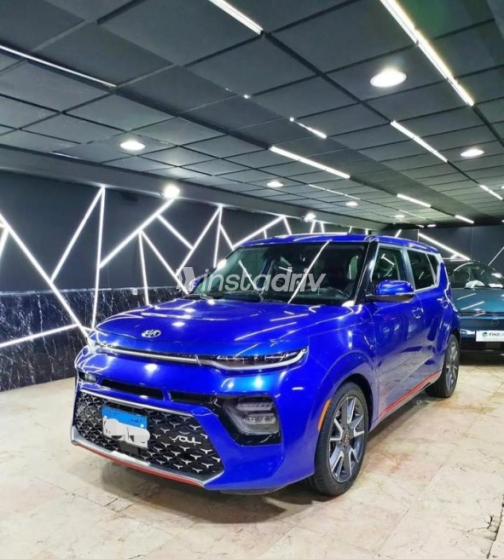 Kia Soul 2021 Blue Automatic Used for Sale in Kafr el-Sheikh - 3