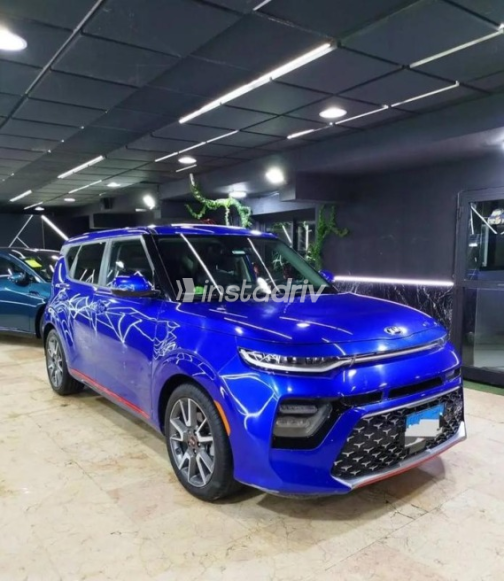 Kia Soul 2021 Blue Automatic Used for Sale in Kafr el-Sheikh - 4