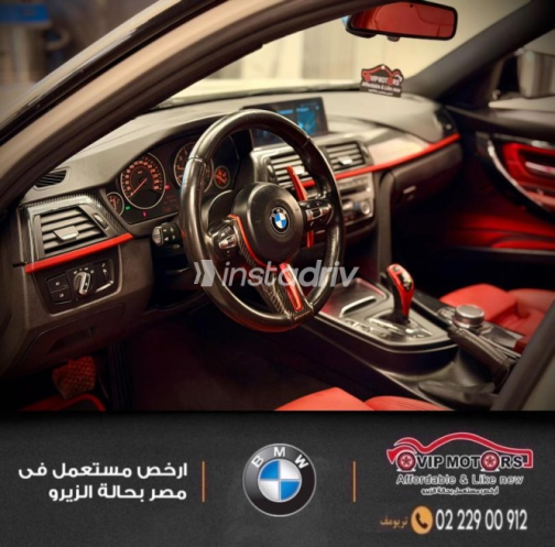 بي ام دبليو 320 2018 أبيض أوتوماتيك مستعملة للبيع في القاهرة - 10