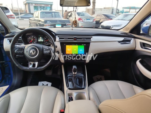 MG 5 2022 Dark Blue Automatic Used for Sale in Nasr city - 5
