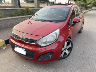 Kia Rio 2013 Red Automatic Used for Sale in Banha