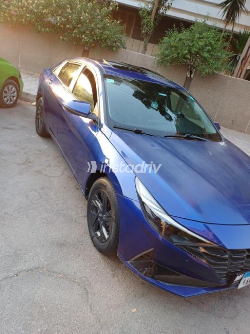 Hyundai Elantra CN7 2022 Blue Automatic Used for Sale in Cairo - 2