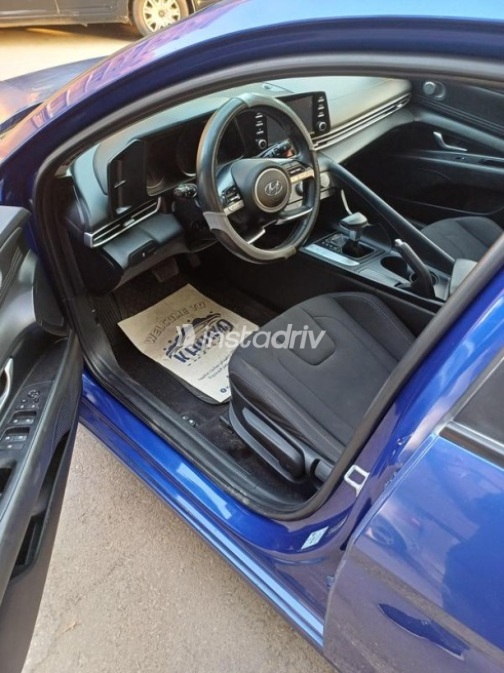 Hyundai Elantra CN7 2022 Blue Automatic Used for Sale in Cairo - 4