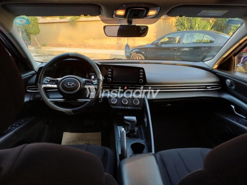 Hyundai Elantra CN7 2022 Blue Automatic Used for Sale in Cairo - 5