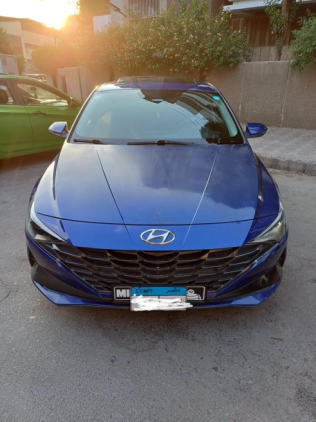 Hyundai Elantra CN7 2022 Blue Automatic Used for Sale in Cairo