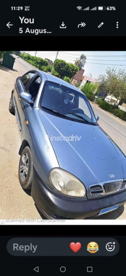 Daewoo Lanos 2007 Silver Manual Used for Sale in Luxor - 10