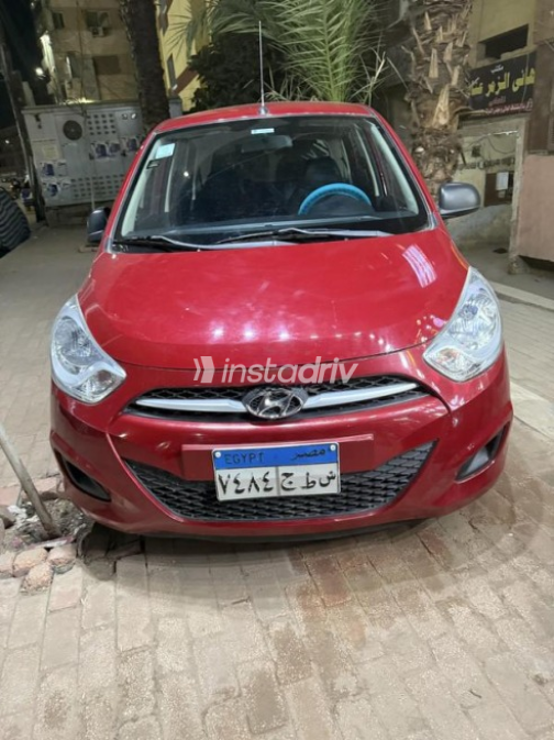 Hyundai I10 2016 Dark Red Automatic Used for Sale in Sohag - 3