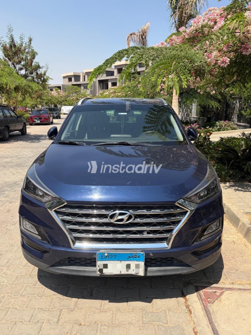 Hyundai Tucson 2021 Blue Automatic Used for Sale in Greater Cairo ( Cairo + Giza) - 3