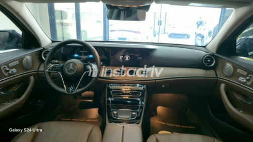 Mercedes E 200 2023 Black Automatic Used for Sale in Cairo - 2