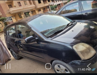 كيا بيكانتو 2005 أزرق غامق يدوي مستعملة للبيع في المعادى