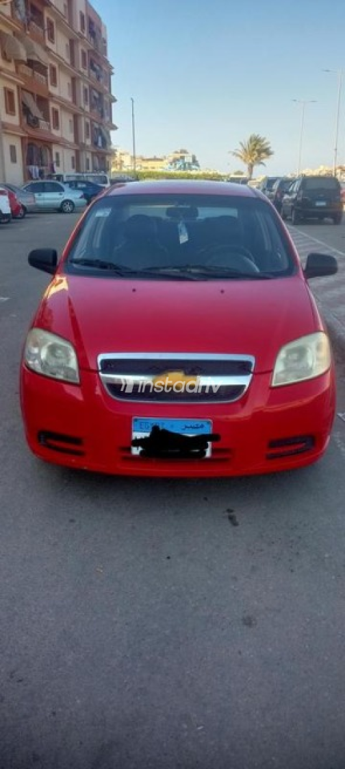Chevrolet Aveo 2009 Red Manual Used for Sale in Damietta - 2