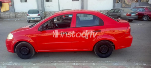 Chevrolet Aveo 2009 Red Manual Used for Sale in Damietta - 6