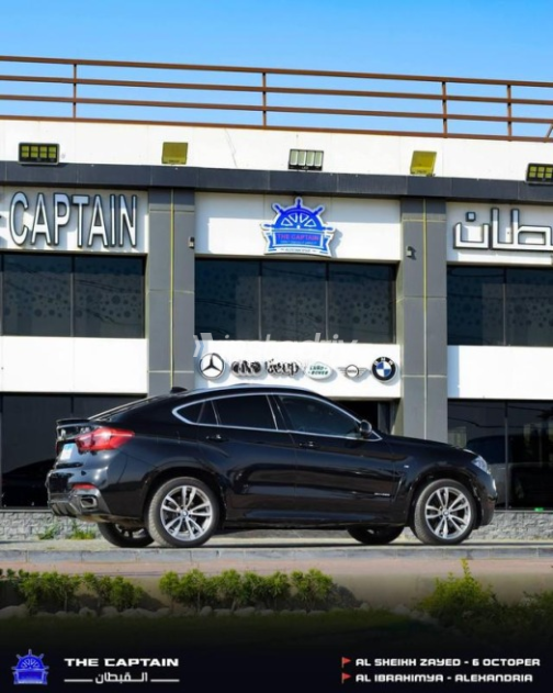 BMW X6 2019 Black Automatic Used for Sale in Sheikh Zayed City - 3