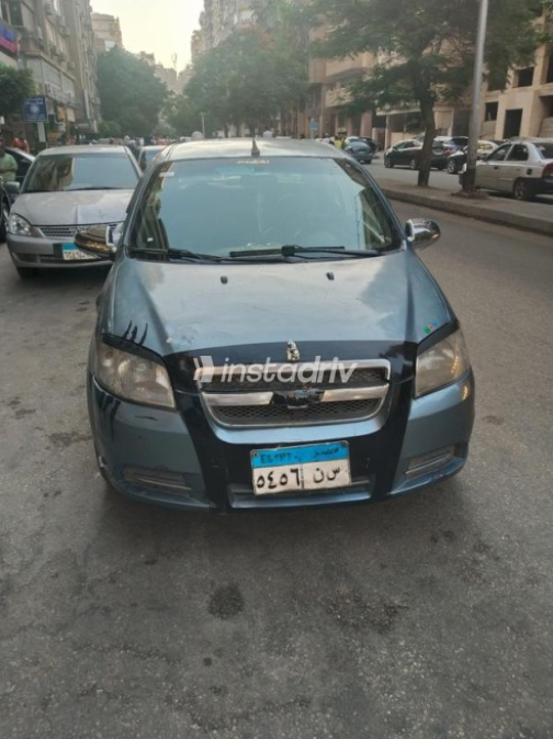 Chevrolet Aveo 2009 Cyan Manual Used for Sale in Giza - 1