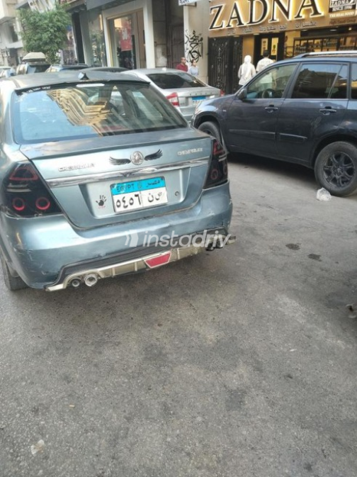 Chevrolet Aveo 2009 Cyan Manual Used for Sale in Giza - 4
