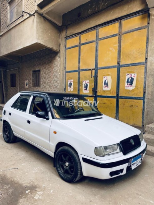 سكودا فيليشيا 1999 أبيض يدوي مستعملة للبيع في قليوب - 10